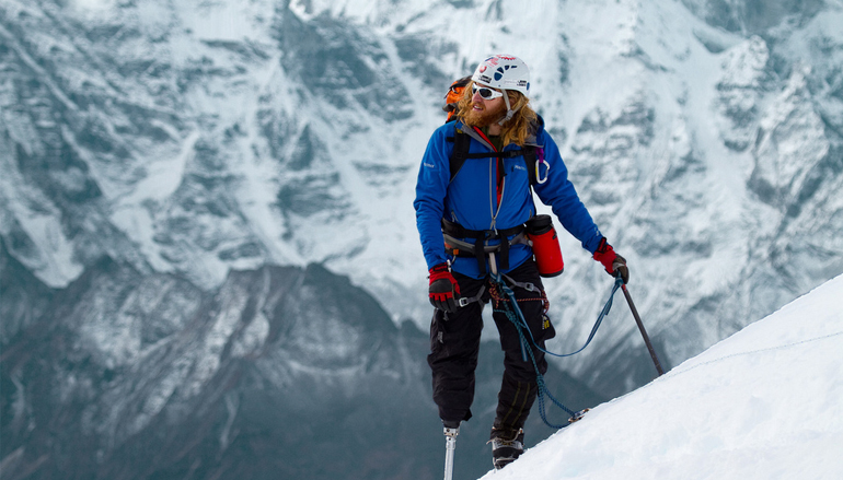 Photo mountain climber