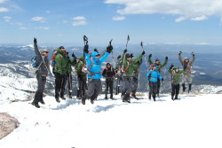 The Mission: Mt. Whitney team atop St. Mary's Glacier at team training in mid-May