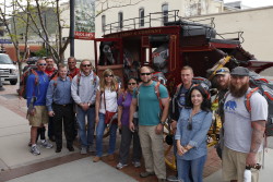 Members of Mission: Mt. Whitney arrive in Golden, Colorado for gear distribution and are greeted by our sponsor, Wells Fargo.