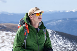 Team member Jeff during the St. Mary's Glacier training. Photo Credit: Mike Herbener