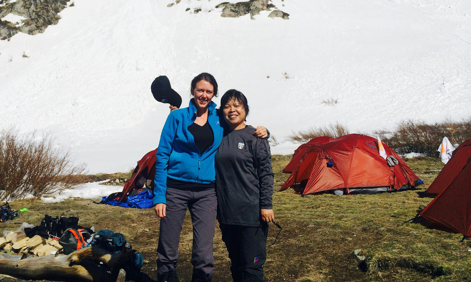 Photo of two women taken by Alicia