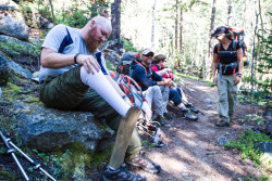 Regrouping along the trail